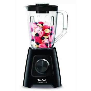Lauablender Tefal BL4208 — 600 W, 1,25 L plastkann, 2 kiirust, jääpurustus, must