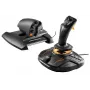Thrustmaster T-16000M FCS Hotas Must, Oranž USB Juhtkangi Analoog/Digitaalne PC