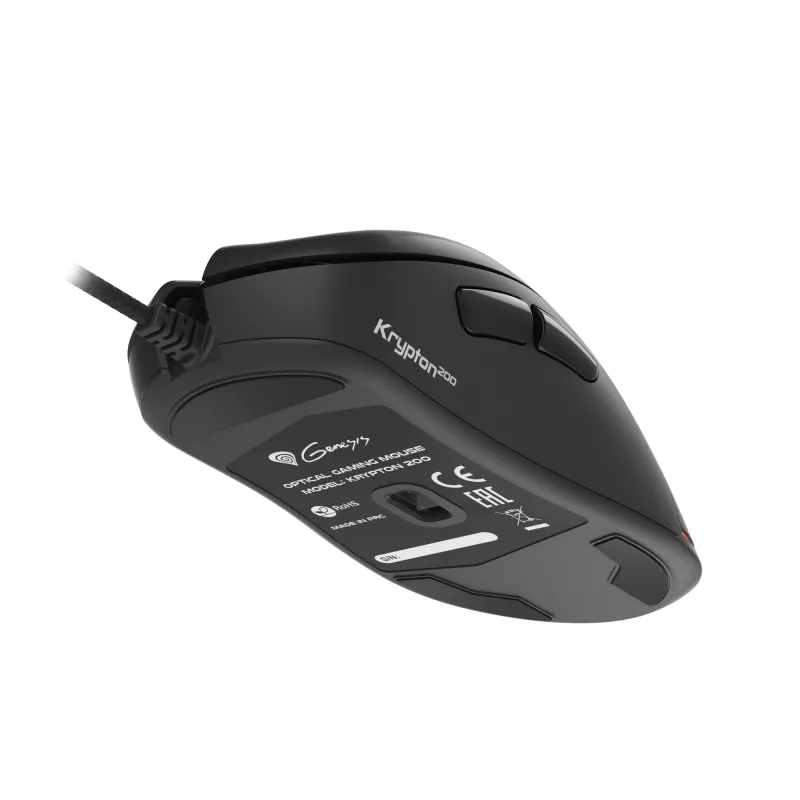 GENESIS Krypton 200 hiir Mängimine Paremakäeline USB Type-A Optiline 6400 DPI