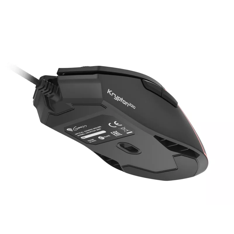 GENESIS Krypton 220 hiir Mängimine Paremakäeline USB Type-A Optiline 6400 DPI