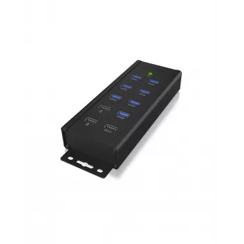 ICY BOX IB-HUB1703-QC3 USB 3.2 Gen 1 (3.1 Gen 1) Type-B 5000 Mbit/s Must