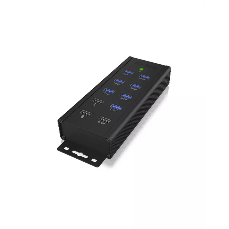 ICY BOX IB-HUB1703-QC3 USB 3.2 Gen 1 (3.1 Gen 1) Type-B 5000 Mbit/s Must