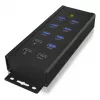 ICY BOX IB-HUB1703-QC3 USB 3.2 Gen 1 (3.1 Gen 1) Type-B 5000 Mbit/s Must