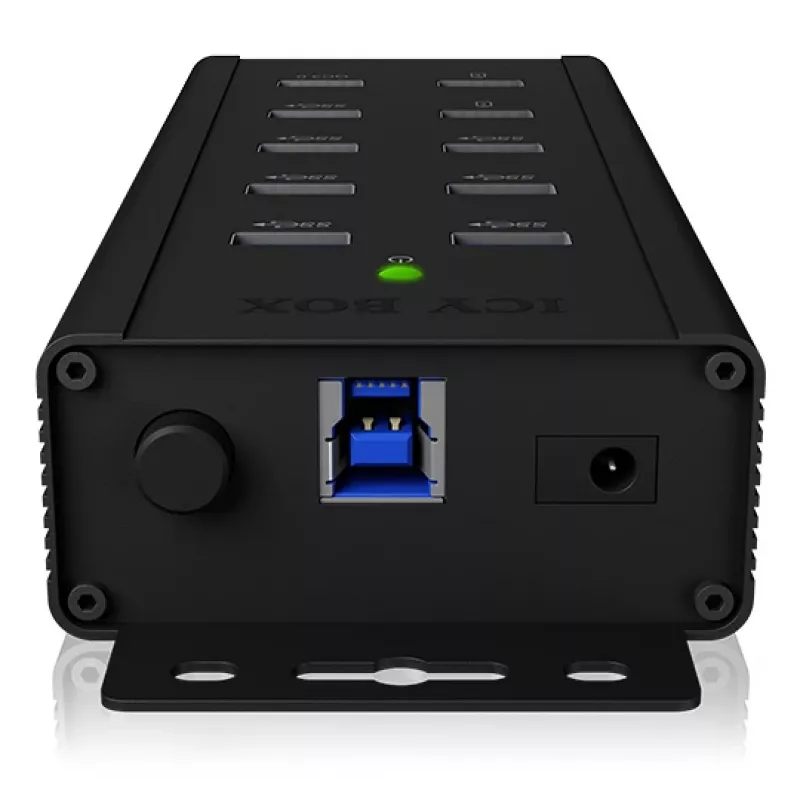 ICY BOX IB-HUB1703-QC3 USB 3.2 Gen 1 (3.1 Gen 1) Type-B 5000 Mbit/s Must