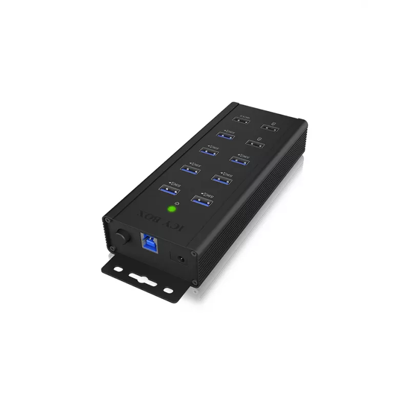 ICY BOX IB-HUB1703-QC3 USB 3.2 Gen 1 (3.1 Gen 1) Type-B 5000 Mbit/s Must