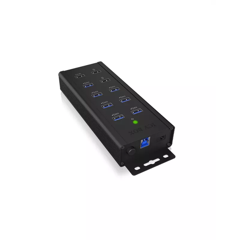 ICY BOX IB-HUB1703-QC3 USB 3.2 Gen 1 (3.1 Gen 1) Type-B 5000 Mbit/s Must
