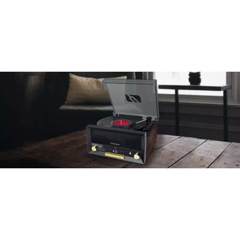 Otseajamiga audio plaadimängija Muse MT-112 W — poolautomaatne, 20 W RMS, 3,5 mm väljund, LCD, AC 100–240 V