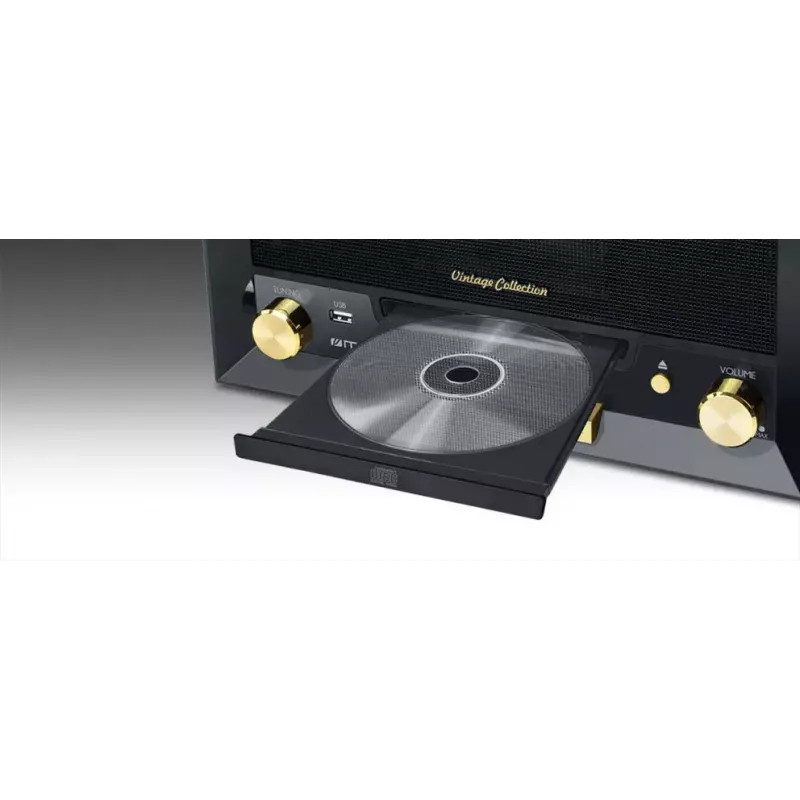 Otseajamiga audio plaadimängija Muse MT-112 W — poolautomaatne, 20 W RMS, 3,5 mm väljund, LCD, AC 100–240 V