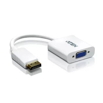 ATEN DisplayPort-VGA-muundur, Kuni 1920x1200 @60Hz, DisplayPort, VGA (D-Sub), Isane, Emane, Sirge, Sirge