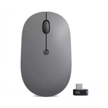 Lenovo Go USB-C juhtmevaba hiir, kontor, kahe käe jaoks, RF juhtmevaba, optiline, 2400 DPI