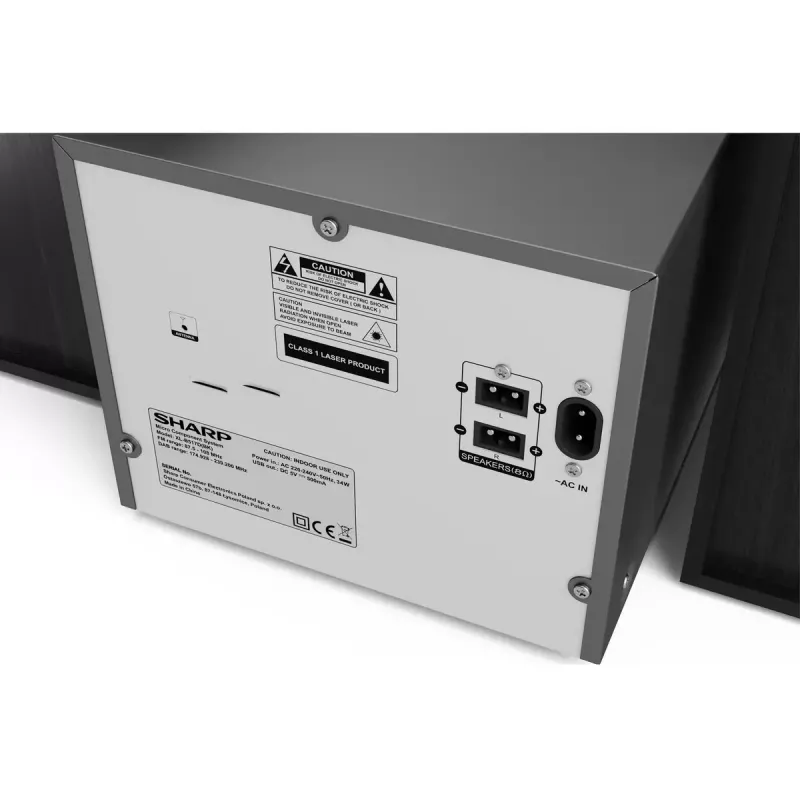 Sharp XL-B517D Kodune helimikrosüsteem 45 W Must