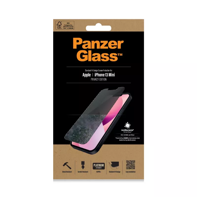 PanzerGlass ® Privaatsusekraani kaitse iPhone 13 Mini | Standardne sobivus