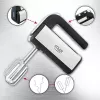 Hand mixer Adler AD 4225 — 5 kiirust, turbo, 300 W, inox/hõbe-must, visplid ja tainakonksud