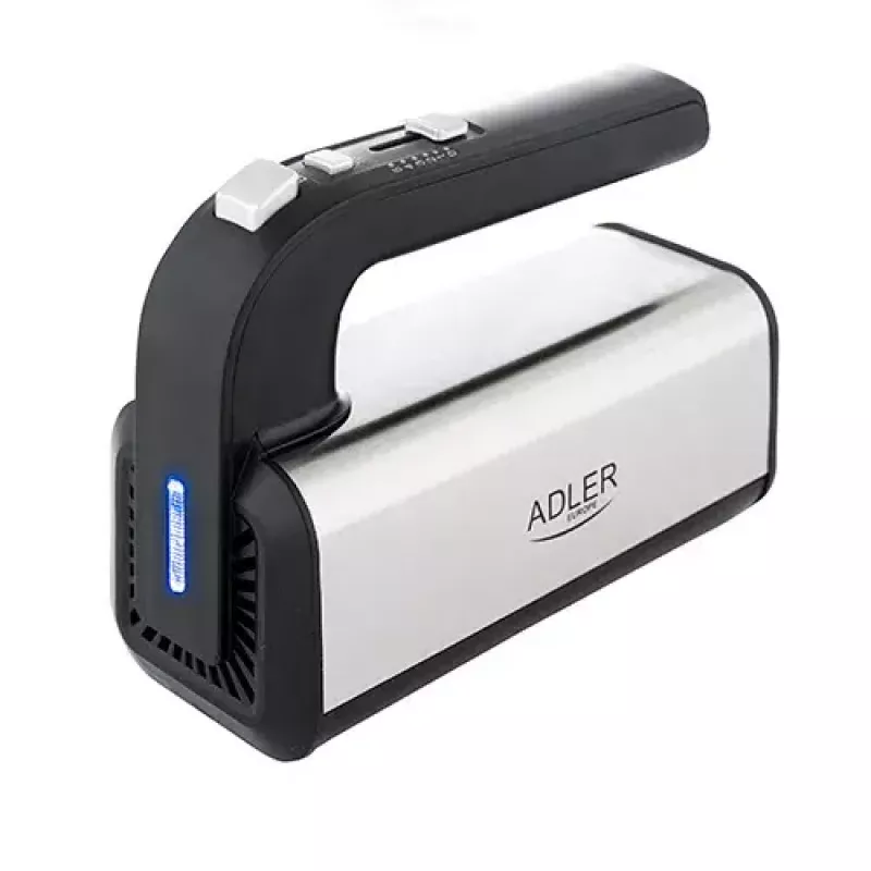 Hand mixer Adler AD 4225 — 5 kiirust, turbo, 300 W, inox/hõbe-must, visplid ja tainakonksud