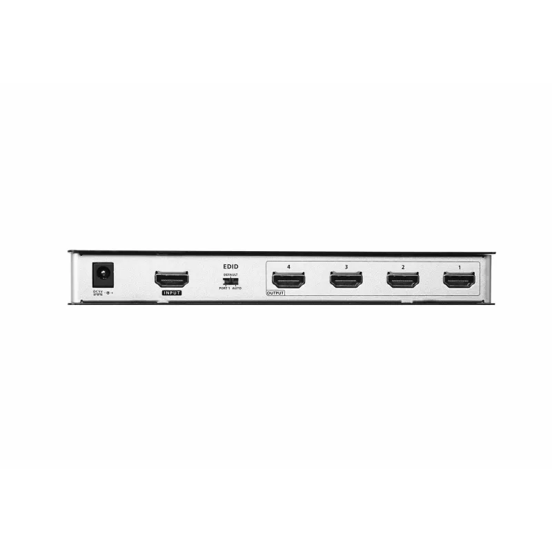 ATEN 4-Port True 4K at 60Hz (4:4:4), HDMI jaotur, HDMI, 4x HDMI, 4096 x 2160 pikslit, Must, Metall, 4K Ultra HD