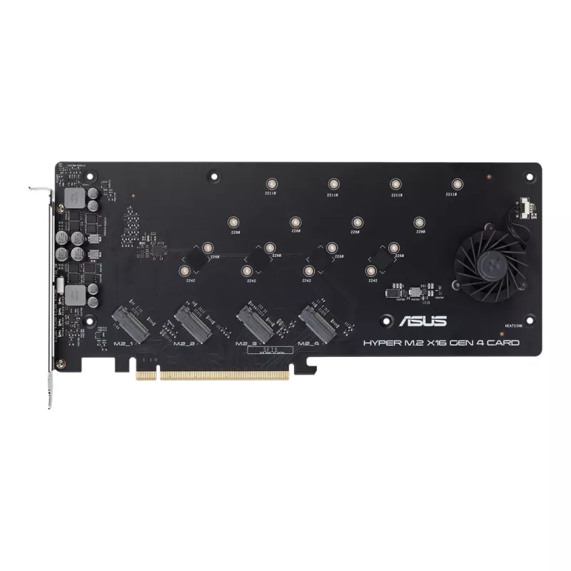 ASUS Hyper M.2 x16 Gen 4 liidesekaardid/adapter Sisemine