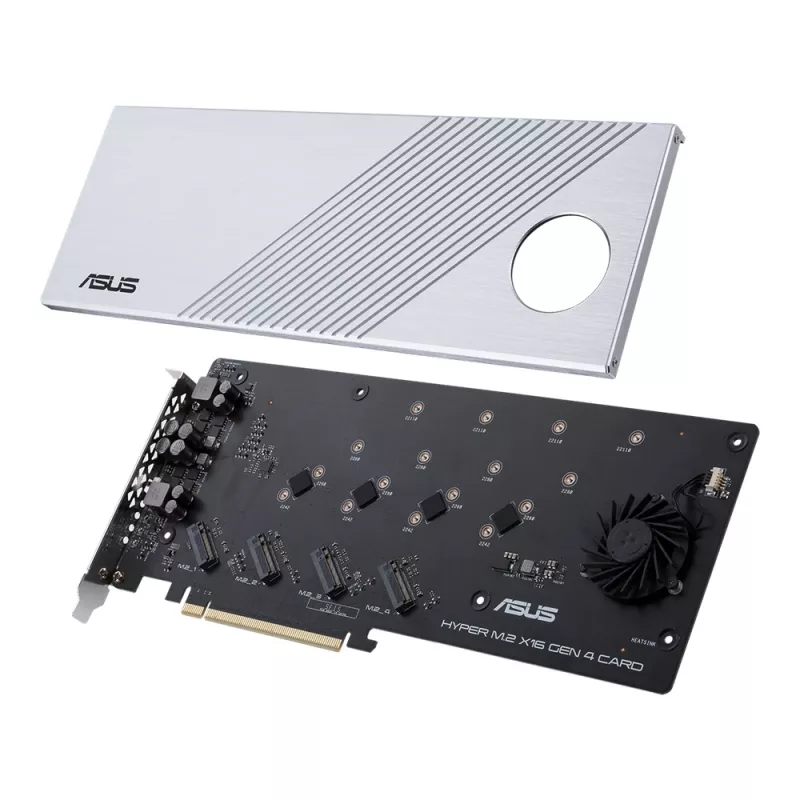 ASUS Hyper M.2 x16 Gen 4 liidesekaardid/adapter Sisemine