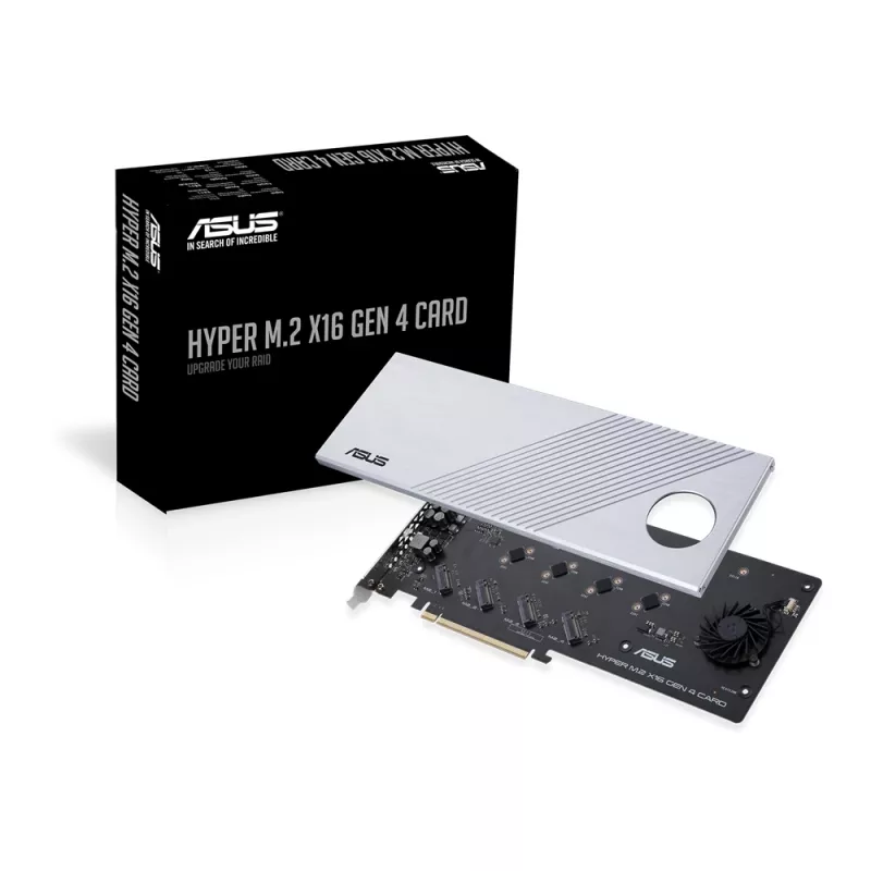 ASUS Hyper M.2 x16 Gen 4 liidesekaardid/adapter Sisemine