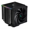 Õhkjahuti DeepCool AK620 12 cm, kaks 120 mm ventilaatorit, 6 soojustoru, TDP 260 W, PWM, FDB, kõrgus 160 mm, must