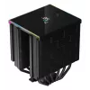 Õhkjahuti DeepCool AK620 12 cm, kaks 120 mm ventilaatorit, 6 soojustoru, TDP 260 W, PWM, FDB, kõrgus 160 mm, must