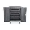 DIGITUS laadimiskäru 30 laadimisalusega, 15.6 tolli, must 1100 x 700 x 650 mm, sisaldab USB, PDU, ventilaator