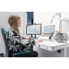 DIGITUS elektriliselt reguleeritava kõrgusega laud 120x60x12cm USB-ga valge