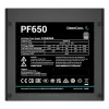 ATX toiteplokk DeepCool PF650 650 W, 80 PLUS Valge, 120 mm ventilaator, mittemodulaarne