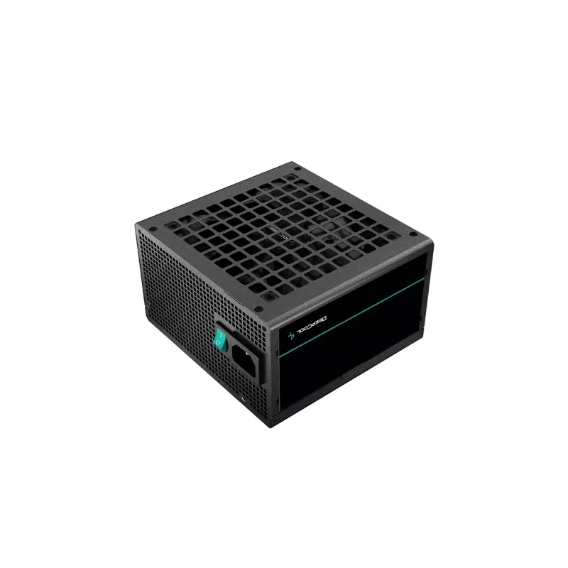 Toiteplokk DeepCool PF600 600 W, ATX 2.4, 80 PLUS, 48 A +12 V liinil, 120 mm ventilaator, mittemodulaarne