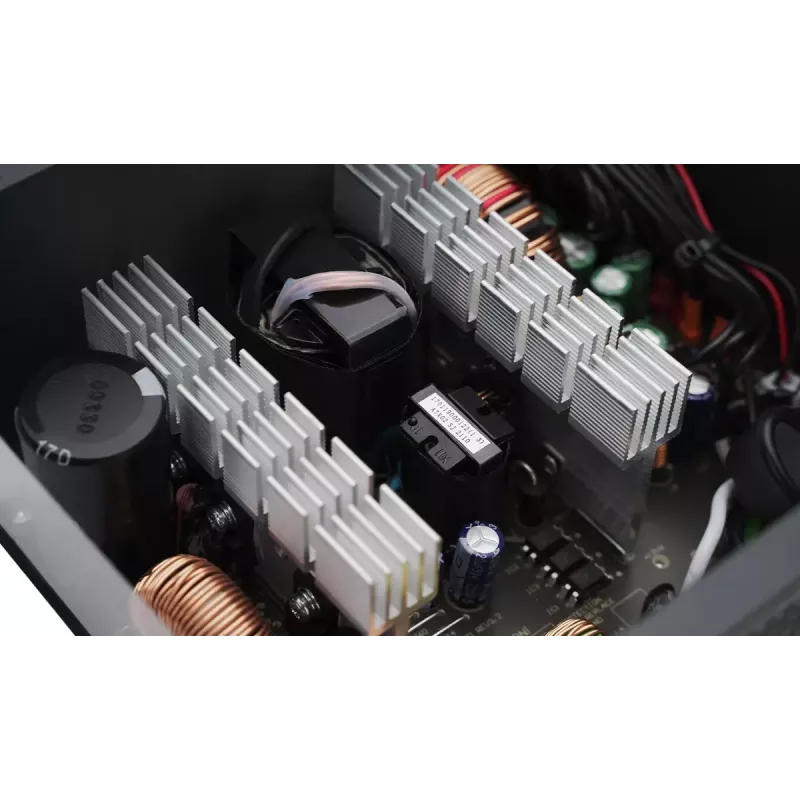 Toiteplokk DeepCool PF600 600 W, ATX 2.4, 80 PLUS, 48 A +12 V liinil, 120 mm ventilaator, mittemodulaarne