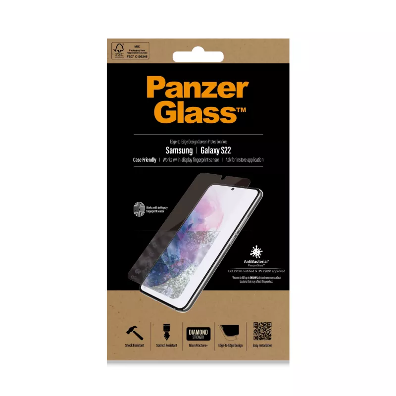 PanzerGlass® UltraForce1 Samsung Galaxy S22 5G | Ekraanikaitse