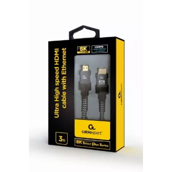 GEMBIRD ülikiire HDMI-kaabel Ethernetiga, „8K Select Plus Series”, 3 m