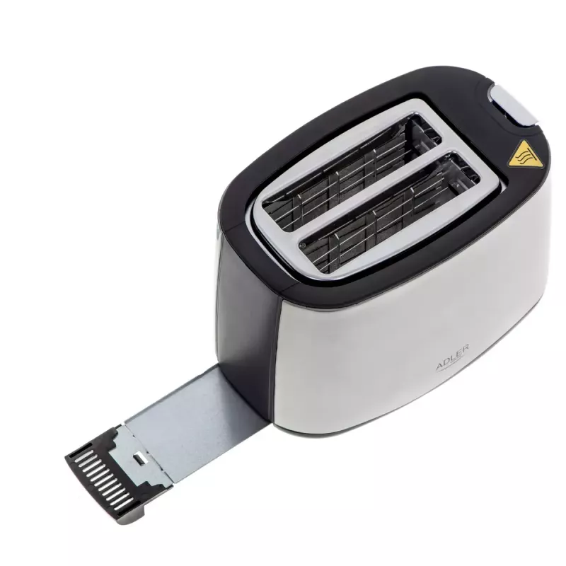 Röster Adler AD 3214, 2-kohaline roostevaba teras, 900 W, 7 pruunistustaset, sulatus/soojendus/automaatne väljalülitus