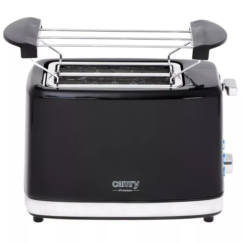 Röster Camry Premium CR 3218 2 viilule 900 W must ja hõbedane