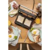 Kontaktgrill Adler AD 3052 ristkülikukujuline teras/must, 1200 W, restpind, lukustatav kaas