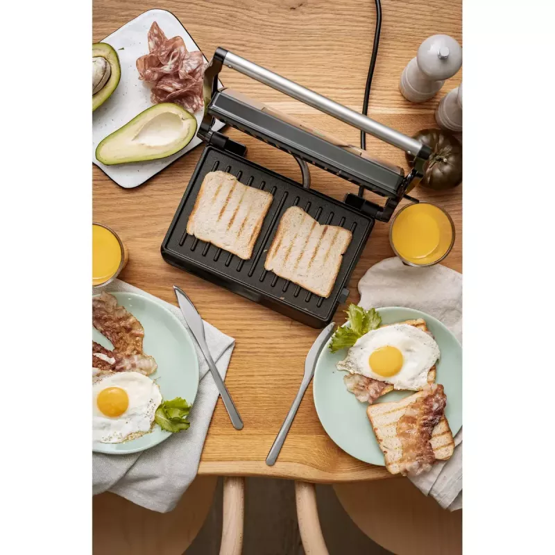 Kontaktgrill Adler AD 3052 ristkülikukujuline teras/must, 1200 W, restpind, lukustatav kaas
