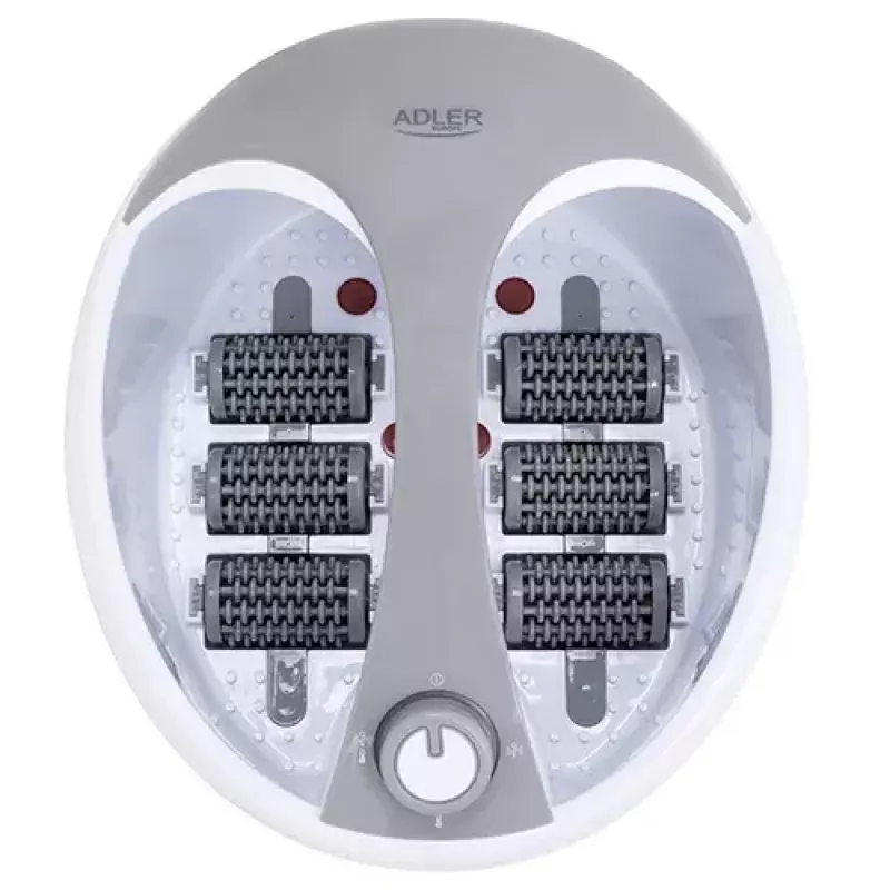 Jalavann Adler AD 2177 — infrapuna-jalamassažöör soojendusega, vibratsiooni, mullidega, 450 W, 5,6 L paak, ergonoomiline käepide