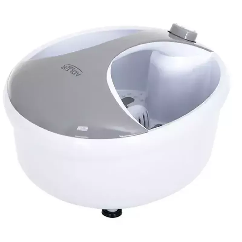 Jalavann Adler AD 2177 — infrapuna-jalamassažöör soojendusega, vibratsiooni, mullidega, 450 W, 5,6 L paak, ergonoomiline käepide