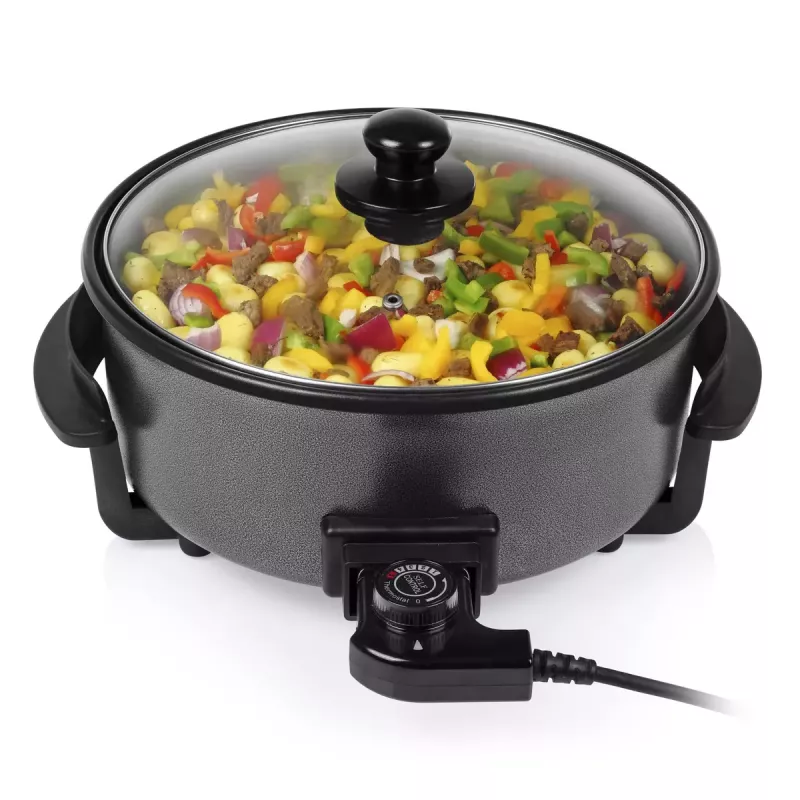 Multifunktsionaalne pann Tristar PZ-9135 XL ümmargune must teras 1500 W