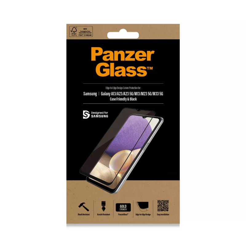PanzerGlass® Ekraanikaitse Samsung Galaxy A13 | A23 | A23 5G | M13 | M23 5G | M33 5G