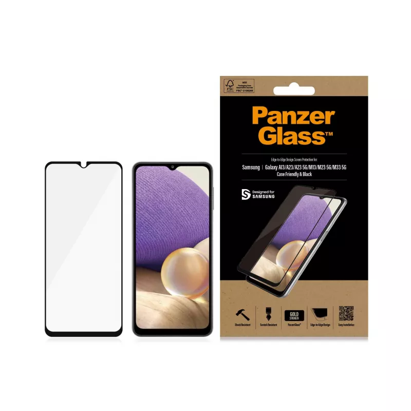 PanzerGlass® Ekraanikaitse Samsung Galaxy A13 | A23 | A23 5G | M13 | M23 5G | M33 5G