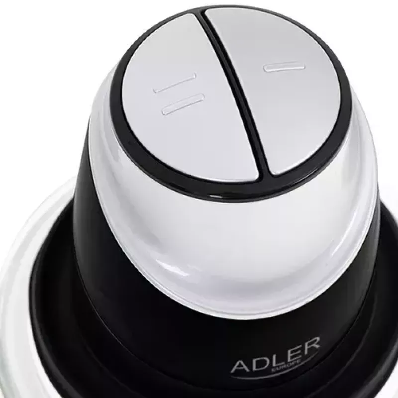Elektriline köögihakkija Adler AD 4082, 1,2 L klaasnõu, 300 W, 2 kiirust, impulss, roostevabast terasest terad