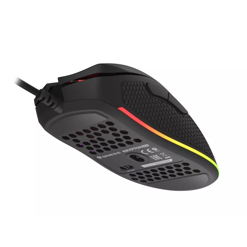 GENESIS Krypton 555 hiir Mängimine Paremakäeline USB Type-A Optiline 8000 DPI