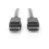 DIGITUS DisplayPort-ühenduskaabel, DP M/M, 3m lukuga, Ultra HD 8K, vers. 1.3/1.4, must