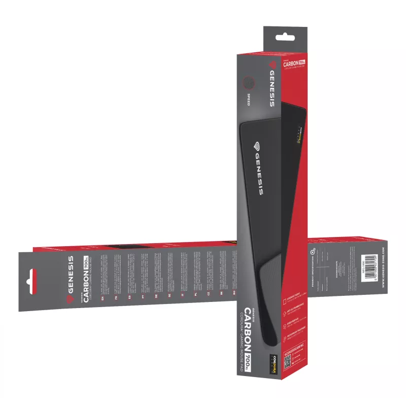 GENESIS Carbon 700 XL mänguhiirematt Must