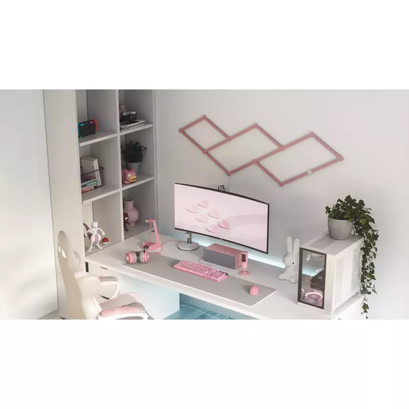 Katte Nanoleaf Skins NL59-0001PM-9PK roosa 259,3 mm 9 tk