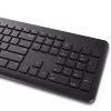 Juhtmevaba klaviatuuri ja hiire komplekt Dell KM3322W — Täissuuruses QWERTY, RF-juhtmevaba, must, kontorikasutus