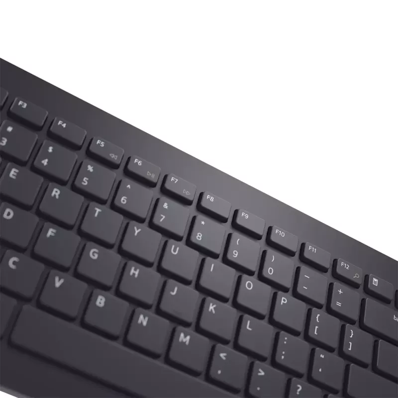 Juhtmevaba klaviatuuri ja hiire komplekt Dell KM3322W — Täissuuruses QWERTY, RF-juhtmevaba, must, kontorikasutus