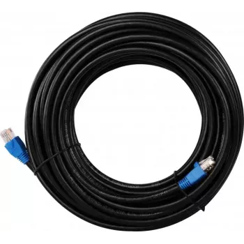 Võrgukaabel Goobay CAT 6 U/UTP RJ-45 Cat6 15m Must