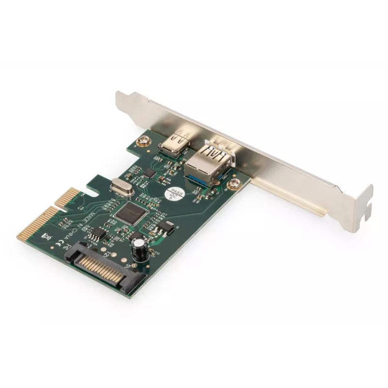 DIGITUS PCIe kaart USB-C + USB-A, kuni 10 Gbit/s