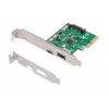 DIGITUS PCIe kaart USB-C + USB-A, kuni 10 Gbit/s